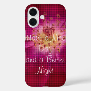 Bloemblaadje Perfectie Geruite Rozenblaadje Patr iPhone 16 Hoesje