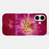 Bloemblaadje Perfectie | Geruite Rozenblaadje Patr Case-Mate iPhone Case (Achterkant (horizontaal))