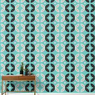Bloemblaadjes abstract behang