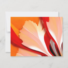 Bloemblaadjes briefkaart