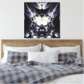 Bloemblaadjes Canvas Afdruk (Insitu (Slaapkamer))