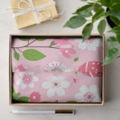 Bloemblaadjes en Geschilderde Eieren Tissuepapier (Geschenk)