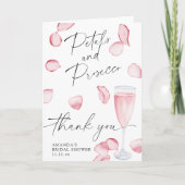 Bloemblaadjes en Prosecco - bedankt bruidsfeest (Voorkant)