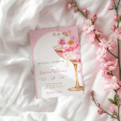 Bloemblaadjes en Prosecco Boog Bruids Douche Uitno Kaart