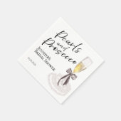 Bloemblaadjes en Prosecco | Boog Waterverf Vrijgez Servet (Hoek)