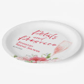 Bloemblaadjes en Prosecco | Bruidsdiner in de Wild Papieren Bordje (Gekanteld)