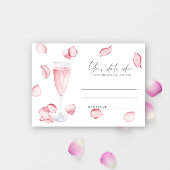 Bloemblaadjes en Prosecco - Datum nacht ideeën \ D Informatiekaartje