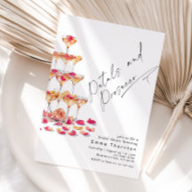 Bloemblaadjes en Prosecco minimal Modern Vrijgezel