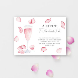 Bloemblaadjes en Prosecco - Recept voor de aanstaa Informatiekaartje