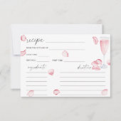 Bloemblaadjes en Prosecco - receptenkaart (Voorkant)