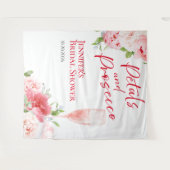 Bloemblaadjes en Prosecco | Vrijgezellenfeest acht Wandkleed (Voorkant (horizontaal))