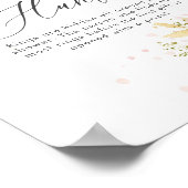 Bloemblaadjes en Prosecco Vrijgezellenfeest ringja Poster (Hoek)