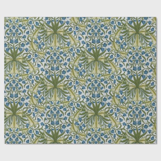 bloemblaadjes Harebell blauw Cadeaupapier (Vlak)