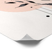 Bloemblaadjes in balans poster (Hoek)