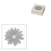 Bloemblaadjes in Beweging – Levendig Bloem Grafisc Rubberstempel (Gestempeld)