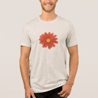 Bloemblaadjes in Beweging – Levendig Bloem Grafisc Tri-Blend Shirt