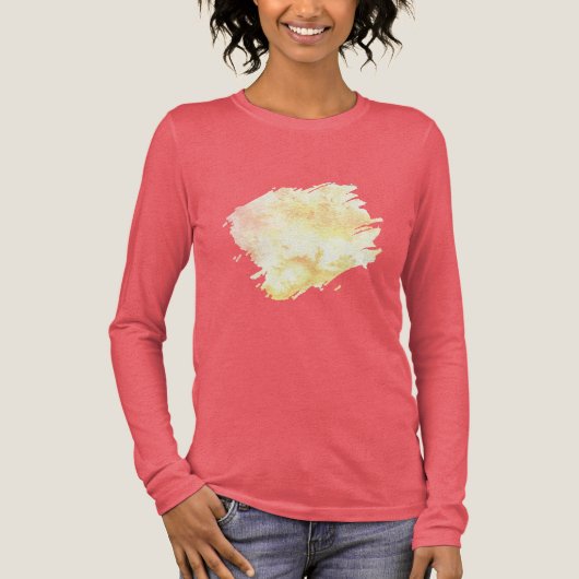 Bloemblaadjes in de nevel Tri-Blend shirt (Voorkant)