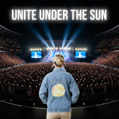 Bloemblaadjes in de waas denim jacket