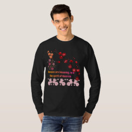 Bloemblaadjes in Roze Harmonie T-shirt