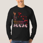 Bloemblaadjes in Roze Harmonie T-shirt (Voorkant)