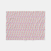 Bloemblaadjes in stilte 05. Bloemmotief. Fleece Deken (Voorkant (Horizontaal))