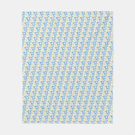 Bloemblaadjes in stilte 10. Bloemmotief. Fleece Deken