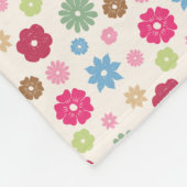 Bloemblaadjes in stilte 11. fleece deken (Hoek)