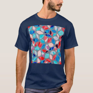 Bloemblaadjes Kleurrijk Patroon T-shirt