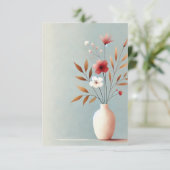 bloemblaadjes notitiekaarten (Staand voorkant)