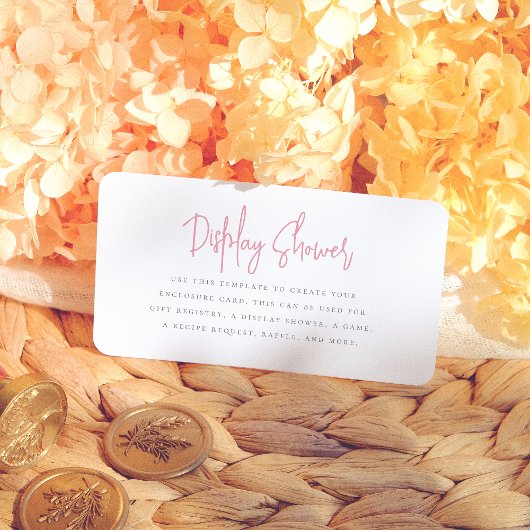 bloemblaadjes & Prosecco Bloemen Vrijgezellenfeest Informatiekaartje