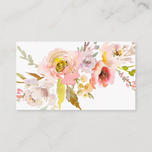 bloemblaadjes & Prosecco Bloemen Vrijgezellenfeest Informatiekaartje (Achterkant)