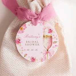 Bloemblaadjes Prosecco Bruidsmeisjesfeest Bedankjes Labels