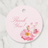 Bloemblaadjes Prosecco Bruidsmeisjesfeest Bedankjes Labels (Achterkant)