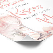 Bloemblaadjes & Prosecco Roze Roze Bloemige Bruilo Foto Afdruk (Hoek)