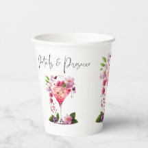 Bloemblaadjes & Prosecco Roze Roze Bloemige Bruilo