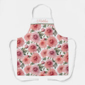 bloemblaadjes roze partij schort (Voorkant)