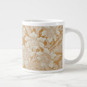 Bloemblaadjes van Gold Batik Specialty Mok (Rechts)