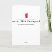 Bloemblaadjes van hemel kaart (Achterkant)