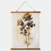 Bloemblaadjes Waterverf kunst Hangend Wandkleed (Voorkant)