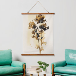 Bloemblaadjes Waterverf kunst Hangend Wandkleed