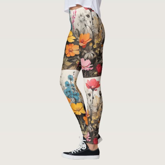 bloemblaadjesparade leggings (Links)