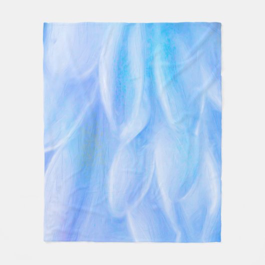 Bloemblad Fleece Deken, 127x152cm Deken (Voorkant)