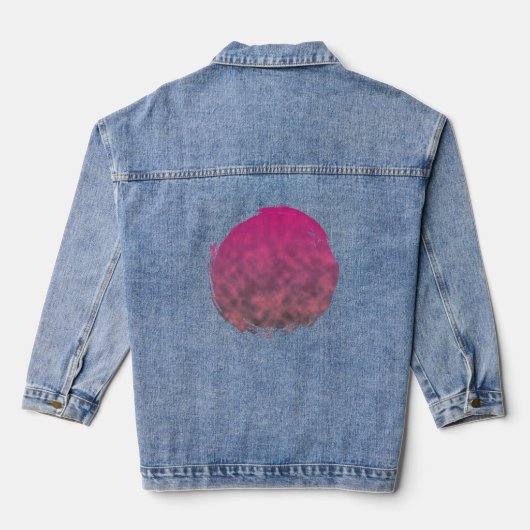 Bloemblad Ineenstorting Denim Jacket (Achterkant)