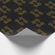 bloemblad met gouden lijn