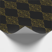 bloemblad met gouden lijn