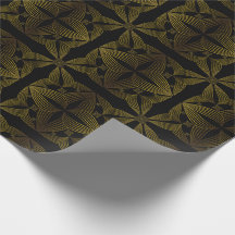 bloemblad met gouden lijn