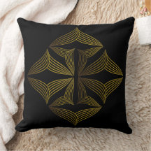 bloemblad met gouden lijn