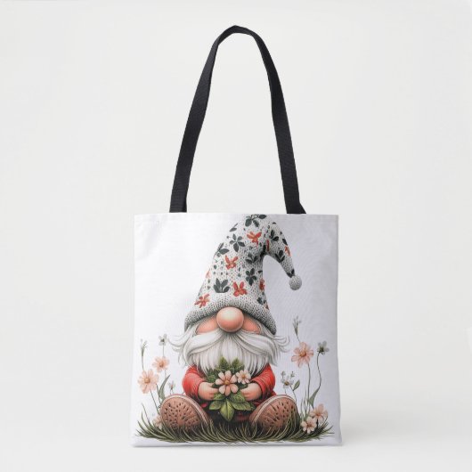 bloemblad tote bag (Voorkant)