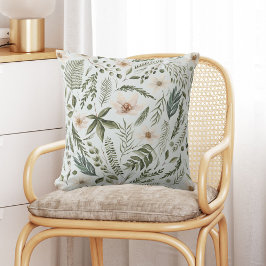 Bloemblad Waterverf Naadloos bloemenpatroon Buitenkussen