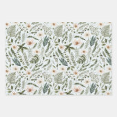 Bloemblad Waterverf Naadloos bloemenpatroon Inpakpapier Vel (Voorkant)